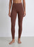 Solid colour high-waisted long leggings