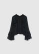 Shirt with ruffles and covered buttons - XS/S