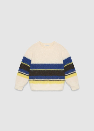 Maglia girocollo a righe