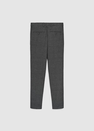 Pantaloni sartoriali a quadri in misto viscosa