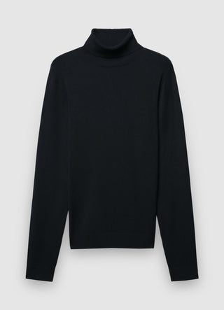 Pull à col roulé uni