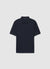 Plain polo shirt with collar and two buttons