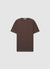 Solid colour ribbed T-shirt