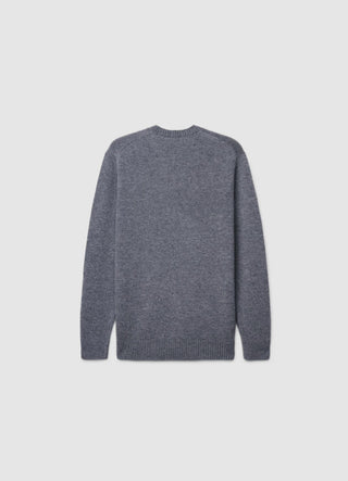 Maglia girocollo in misto lana
