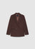 Solid colour double-breasted jacket