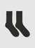 Pack of 2 pairs of ribbed and cable-knit socks