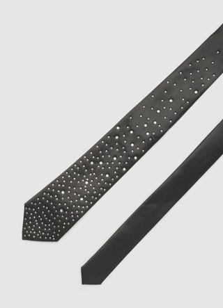 Tie with rhinestones
