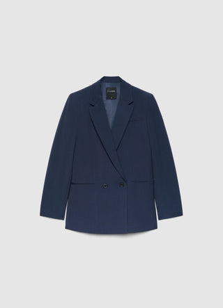 Einreihige Jacke in Uni-Farbe