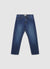 Jeans relaxed fit a tinta unita