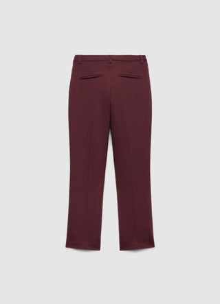 Einfarbige Zigarettenhose