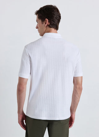 Solid colour short-sleeve polo shirt