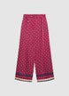 Pantaloni palazzo a fantasia - XS