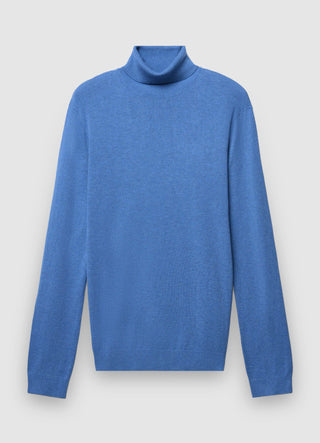 Pull à col roulé uni