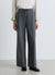 Pantaloni straight con coulisse e vita elasticizzata