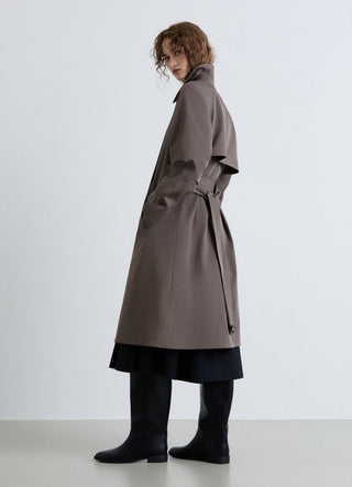 Over trench with belt