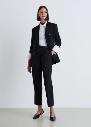 Pantaloni lunghi con pinces