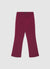 Pantaloni flare a tinta unita