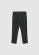 Lange Hose mit elastischem Bund - M