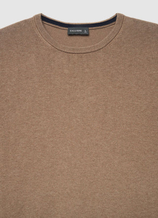 Plain crew neck sweater
