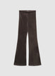Leggings longs évasés en velours côtelé - XS
