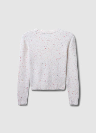 Pull à col rond et boutons