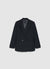 Veste croisée unie