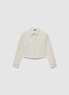 Camicia corta a coste con bottoni - XS
