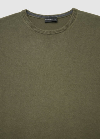 Plain crew neck sweater
