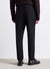 Pantaloni straight a vita alta in piqué