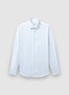 Micro-patterned striped shirt - M