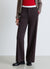 Pinstriped palazzo trousers with a boxer waist