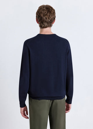Plain crew neck sweater