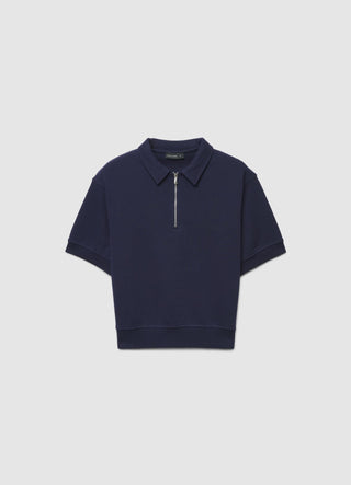 Polo-T-Shirt mit Reißverschluss