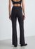 Flared solid-colour leggings