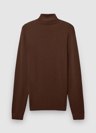 Pull à col roulé uni