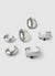 Pack of 3 bold earrings