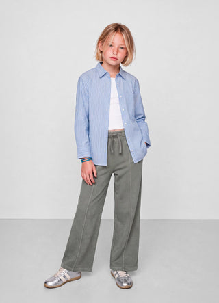 Camicia a righe con taschino