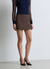 Gonna-pantalone mini a spigata