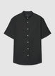 Plain dyed Korean collar shirt - XXL