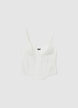 Top bustier con stecche - XS
