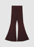 Leggings mit weitem Bein in Uni-Farbe