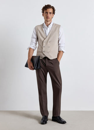 Plain solid colour button-down shirt