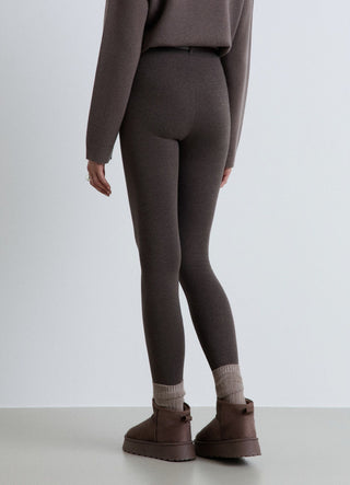 Leggings lunghi con cintura