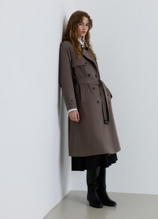 Over trench with belt