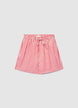 Shorts a righe con coulisse in vita - XS