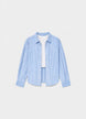 Striped shirt with chest pocket - 12-13