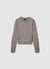 Crew neck jumper with dotted pattern