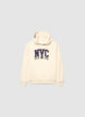 Oversize-Sweatshirt mit Kapuze und Basketball-Print - 12-13