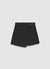 Gonna-pantalone corta con pieghe e fibbia