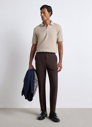 Plain colour polo T-shirt